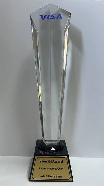 VISA xalqaro to'lov tizimi ASIA ALLIANCE BANK "VISA Premium Launch" mukofoti bilan taqdirladi