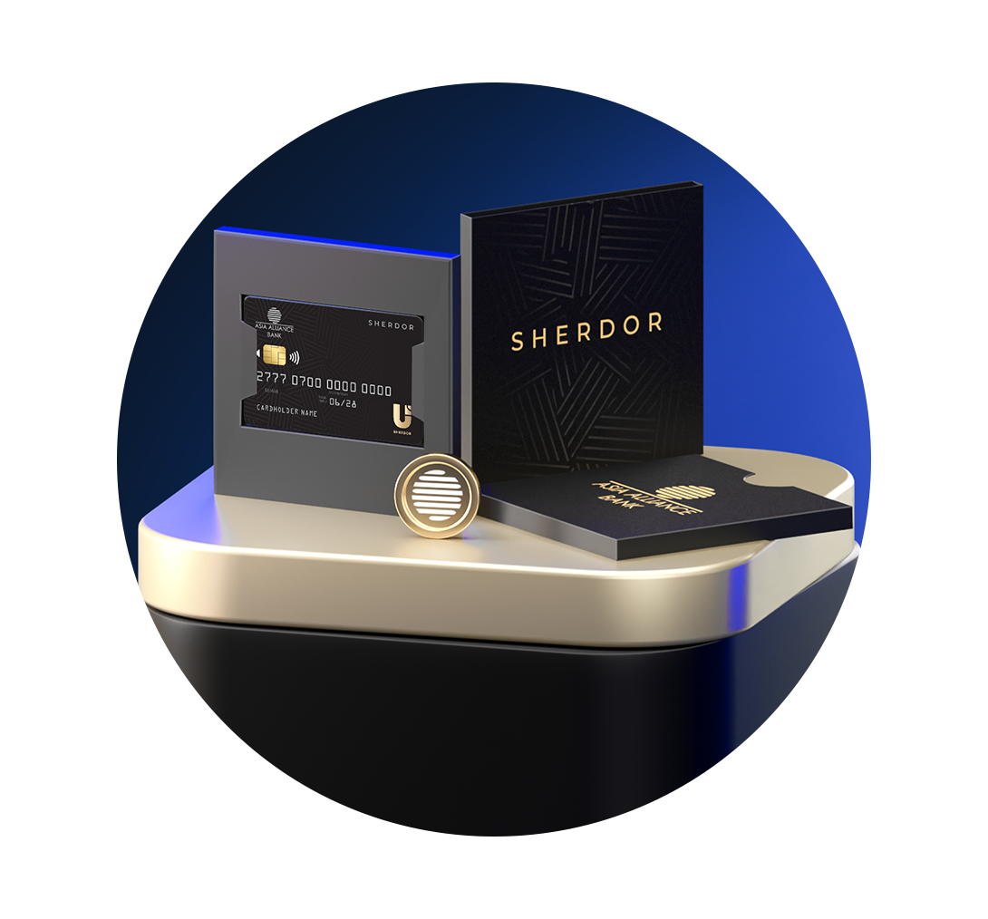 Премиальная банковская карта Uzcard Sherdor