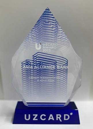 «ASIA ALLIANCE BANK»  was awarded in the category  «The most technological and agile bank».
